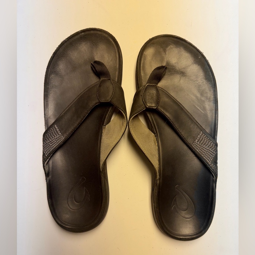 Olukai Tuahine Men’s Waterproof Leather Sandals